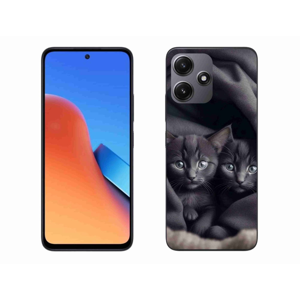 Gelový kryt mmCase na Xiaomi Redmi 12 5G - kočičí duo