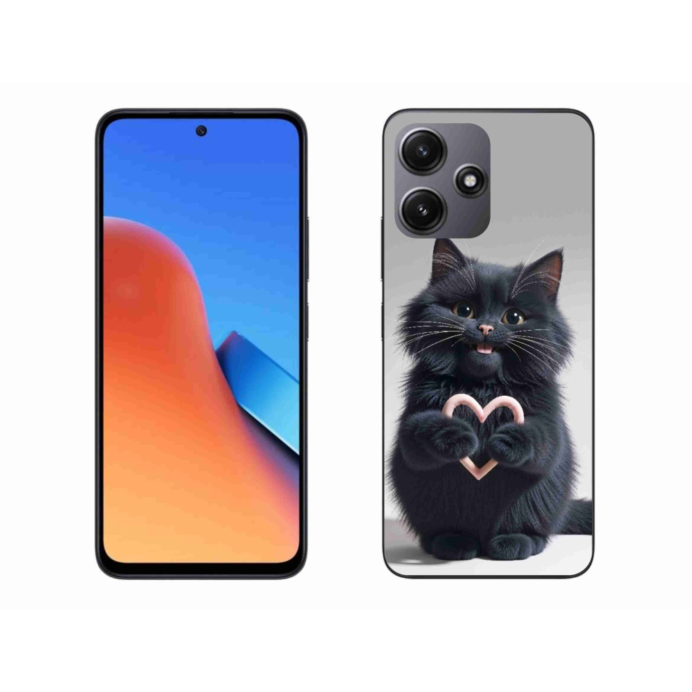 Gelový kryt mmCase na Xiaomi Redmi 12 5G - kočičí láska 3