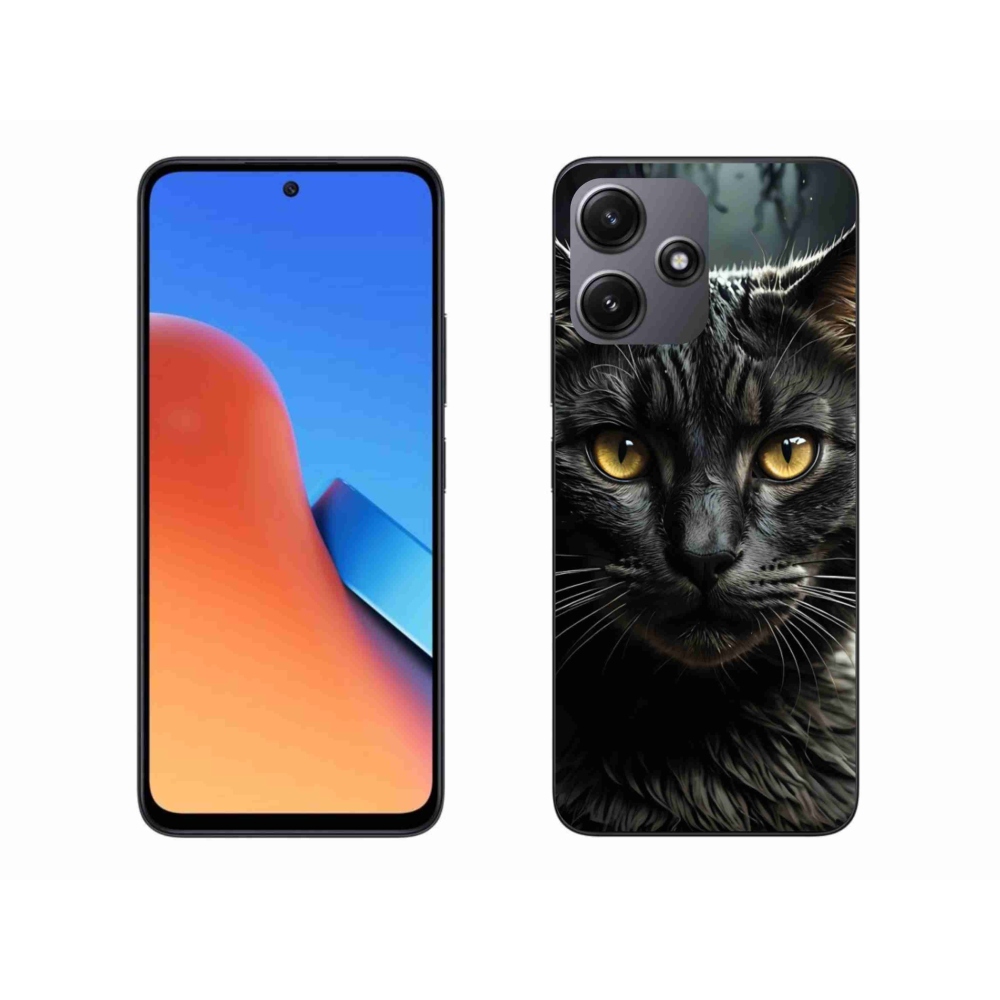 Gelový kryt mmCase na Xiaomi Redmi 12 5G - kočičí pohled 3