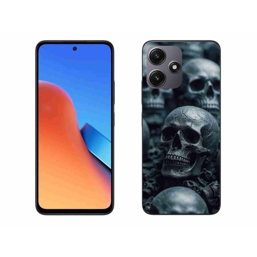 Gelový kryt mmCase na Xiaomi Redmi 12 5G - lebka 2