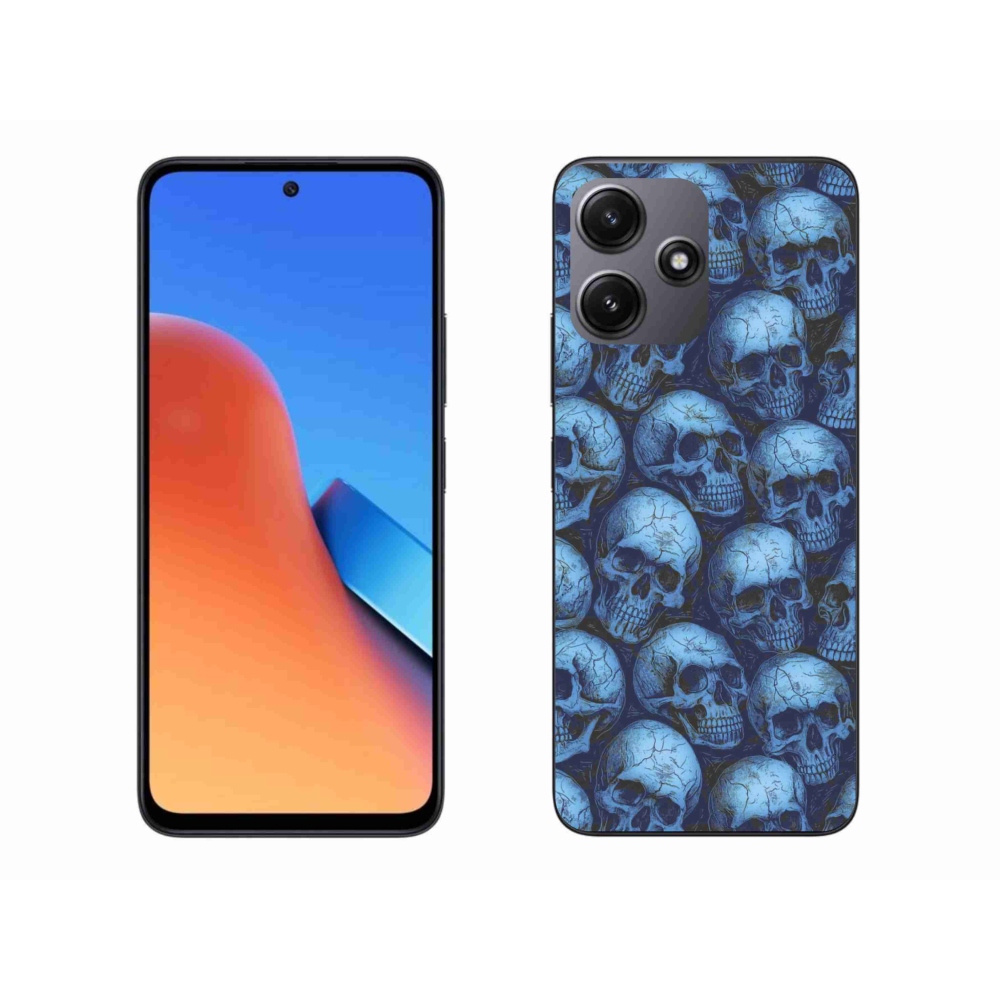 Gelový kryt mmCase na Xiaomi Redmi 12 5G - lebky