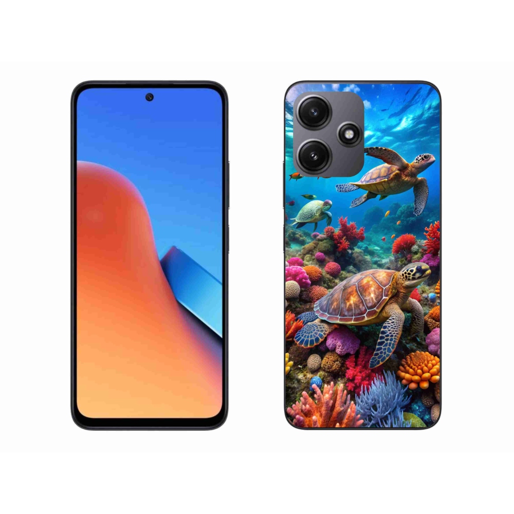 Gelový kryt mmCase na Xiaomi Redmi 12 5G - mořský svět 2
