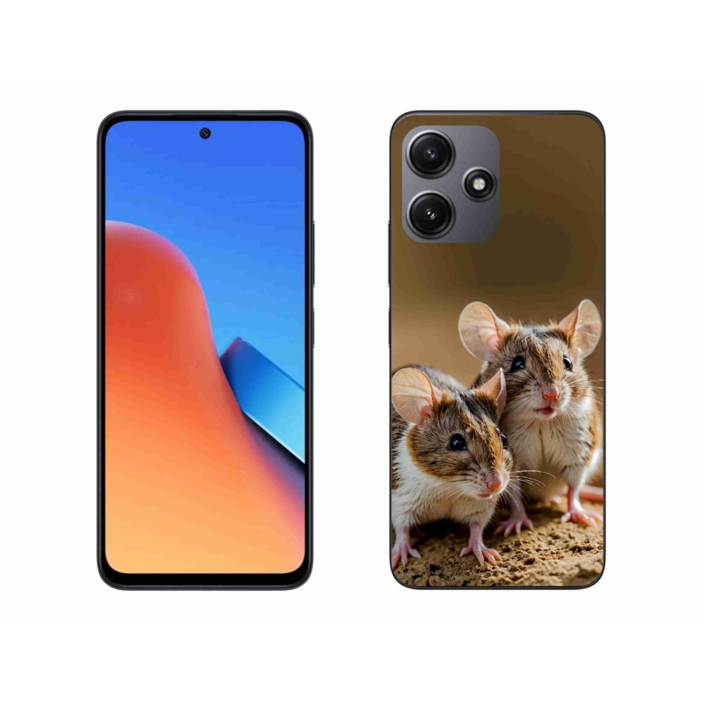 Gelový kryt mmCase na Xiaomi Redmi 12 5G - myší duo