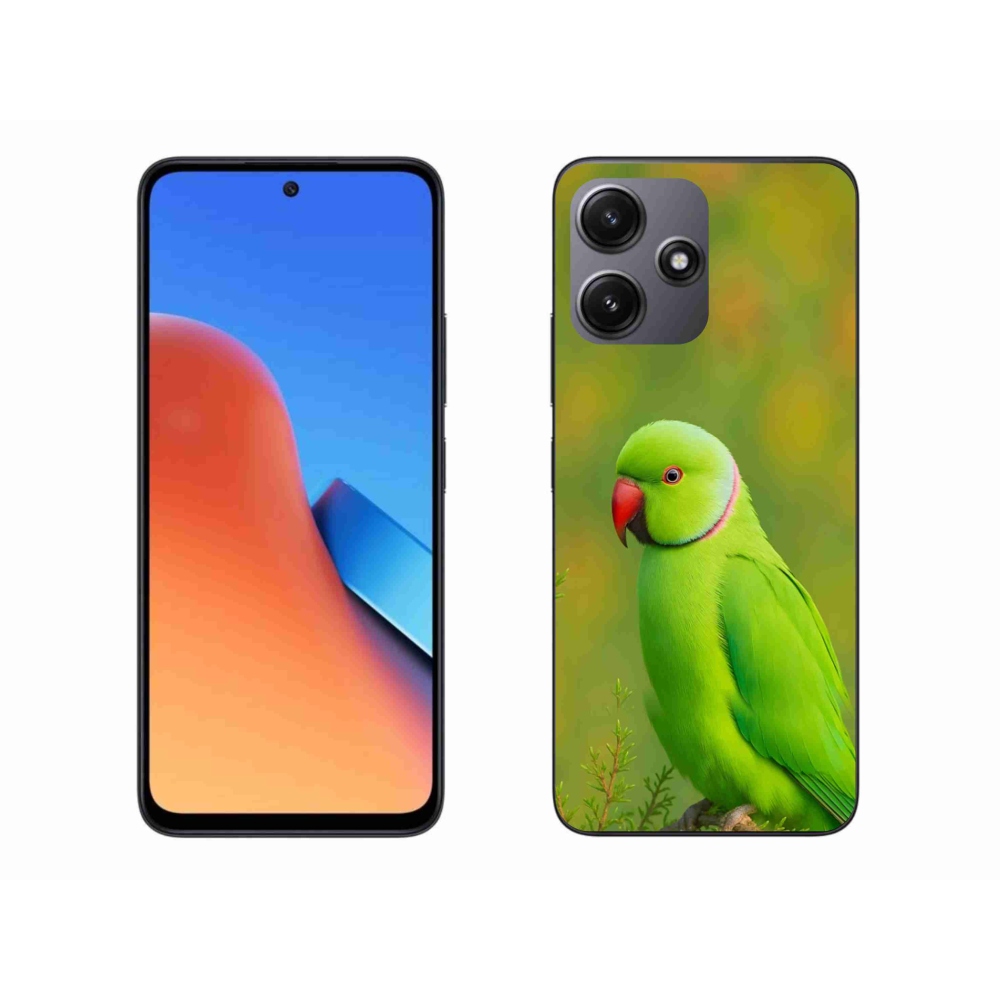Gelový kryt mmCase na Xiaomi Redmi 12 5G - papoušek alexandr 2