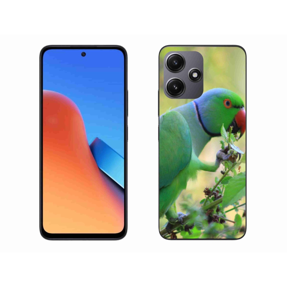 Gelový kryt mmCase na Xiaomi Redmi 12 5G - papoušek alexandr