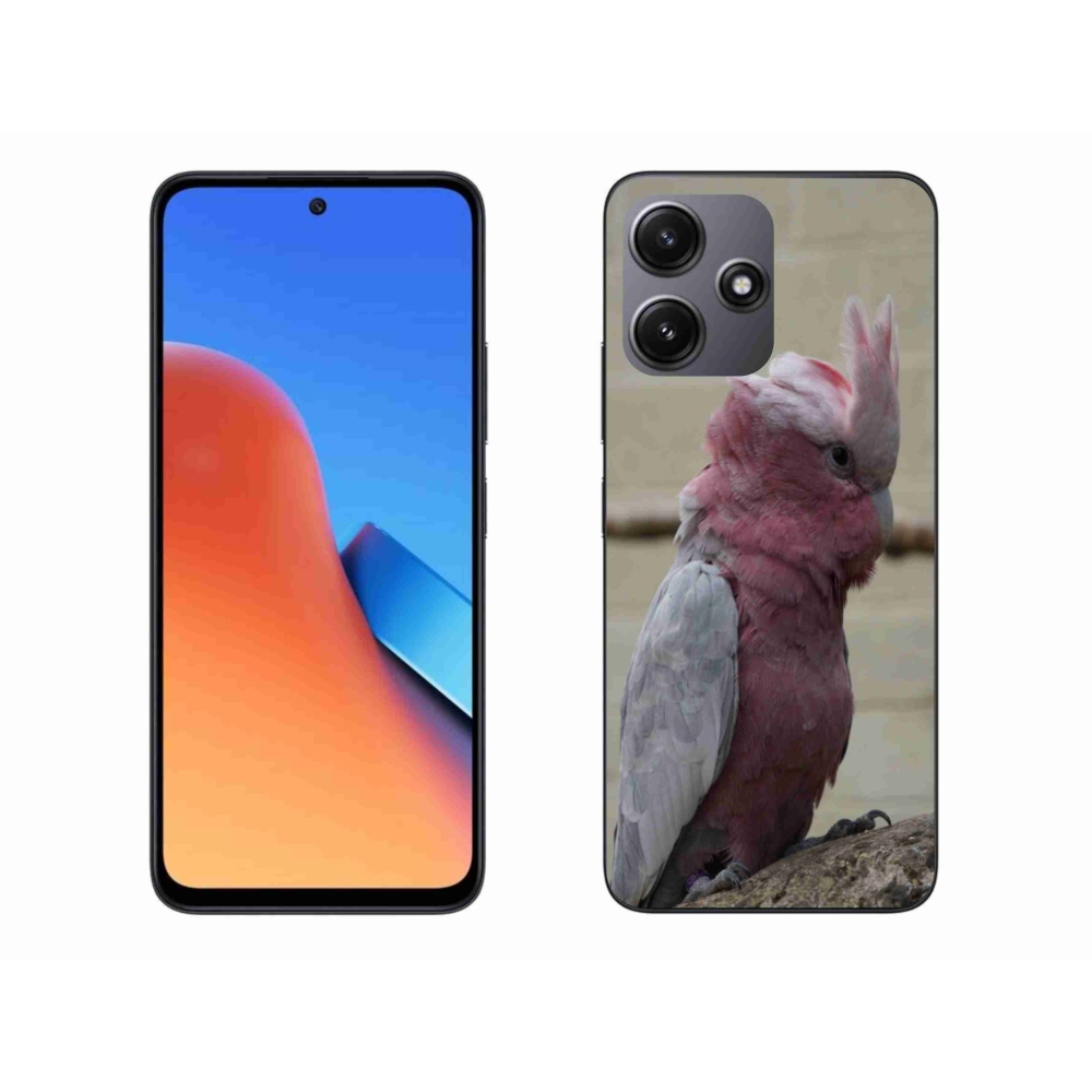 Gelový kryt mmCase na Xiaomi Redmi 12 5G - papoušek kakadu růžový