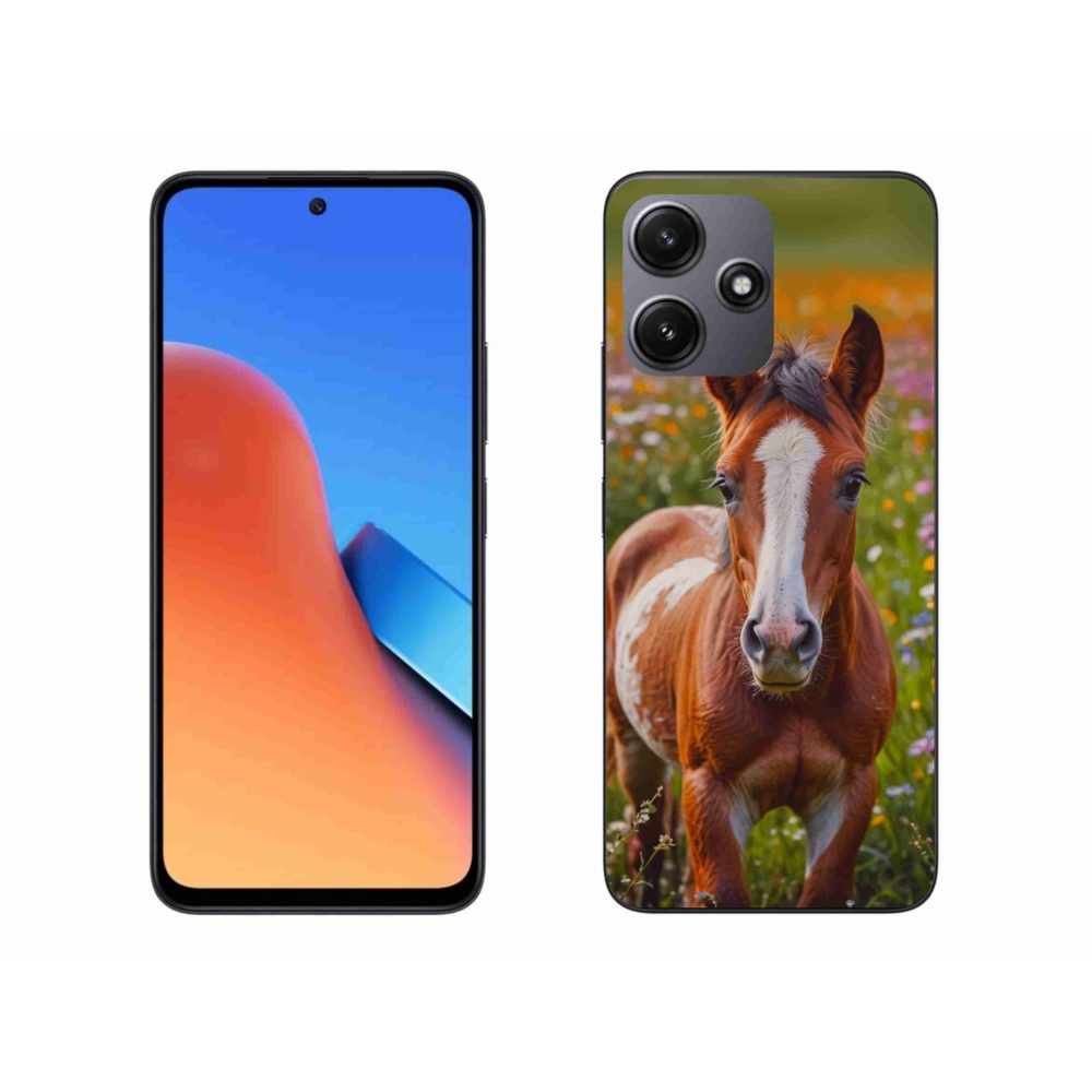 Gelový kryt mmCase na Xiaomi Redmi 12 5G - roztomilé hříbě