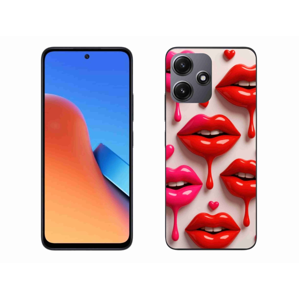 Gelový kryt mmCase na Xiaomi Redmi 12 5G - rty 2