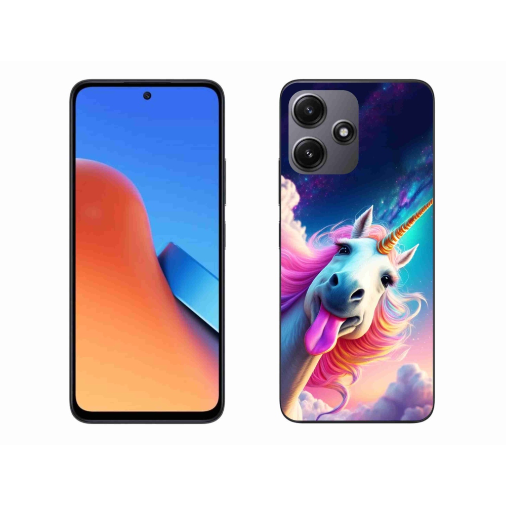 Gelový kryt mmCase na Xiaomi Redmi 12 5G - šílený jednorožec