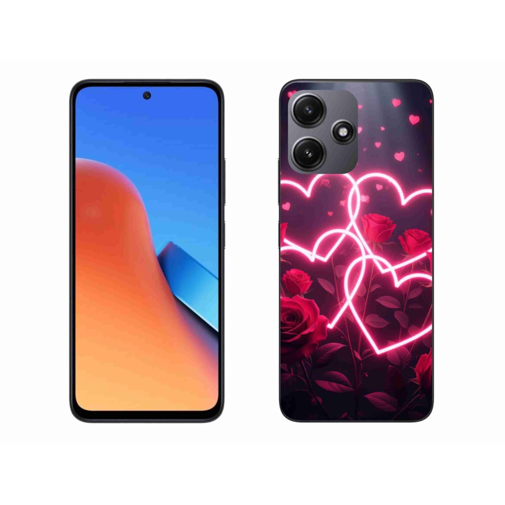 Gelový kryt mmCase na Xiaomi Redmi 12 5G - srdce lásky