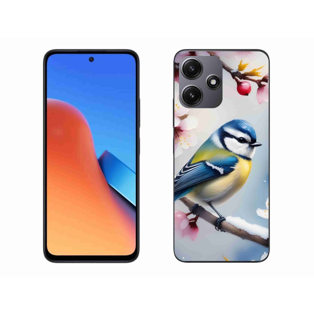 Gelový kryt mmCase na Xiaomi Redmi 12 5G - sýkorka