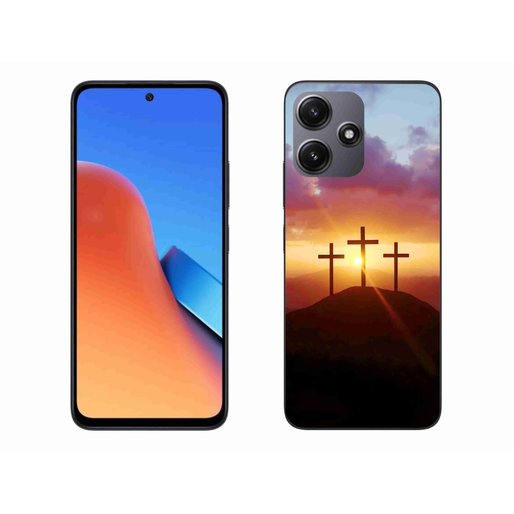 Gelový kryt mmCase na Xiaomi Redmi 12 5G - tři kříže