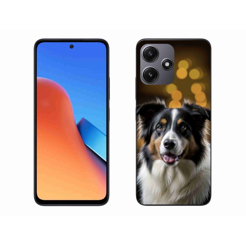 Gelový kryt mmCase na Xiaomi Redmi 12 5G - usměvavý australský ovčák