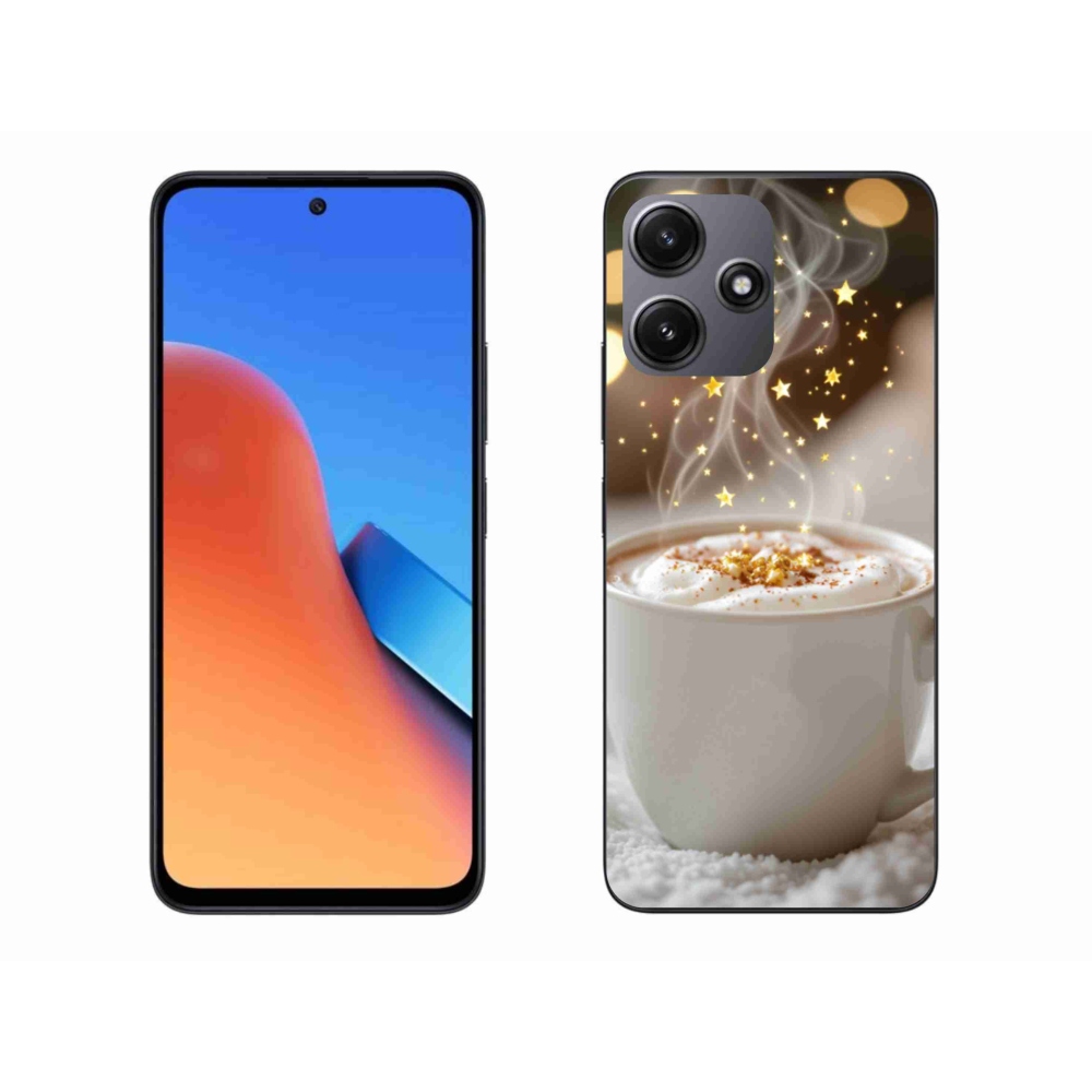 Gelový kryt mmCase na Xiaomi Redmi 12 5G - vánoční horký nápoj