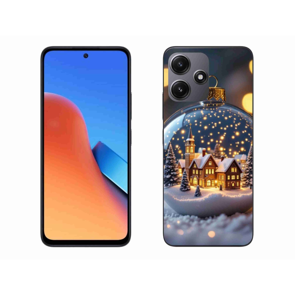 Gelový kryt mmCase na Xiaomi Redmi 12 5G - vánoční koule 4