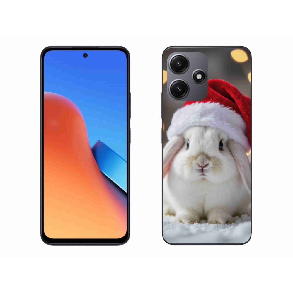 Gelový kryt mmCase na Xiaomi Redmi 12 5G - vánoční králík