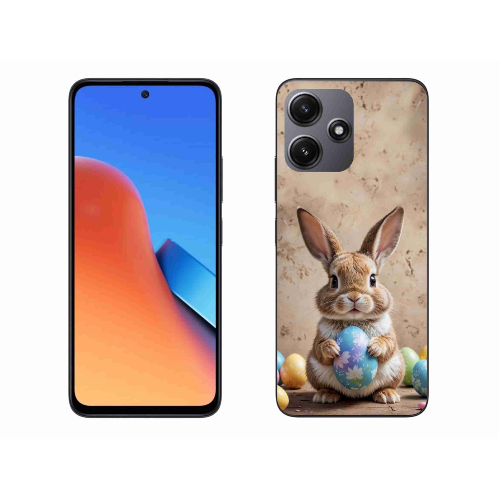 Gelový kryt mmCase na Xiaomi Redmi 12 5G - velikonoční králíček