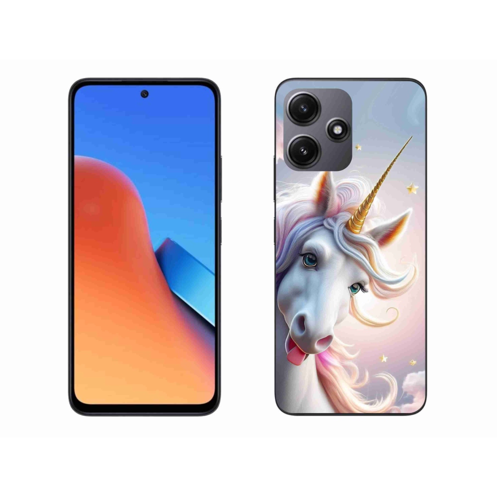 Gelový kryt mmCase na Xiaomi Redmi 12 5G - veselý jednorožec