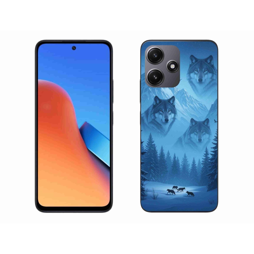 Gelový kryt mmCase na Xiaomi Redmi 12 5G - vlčí smečka