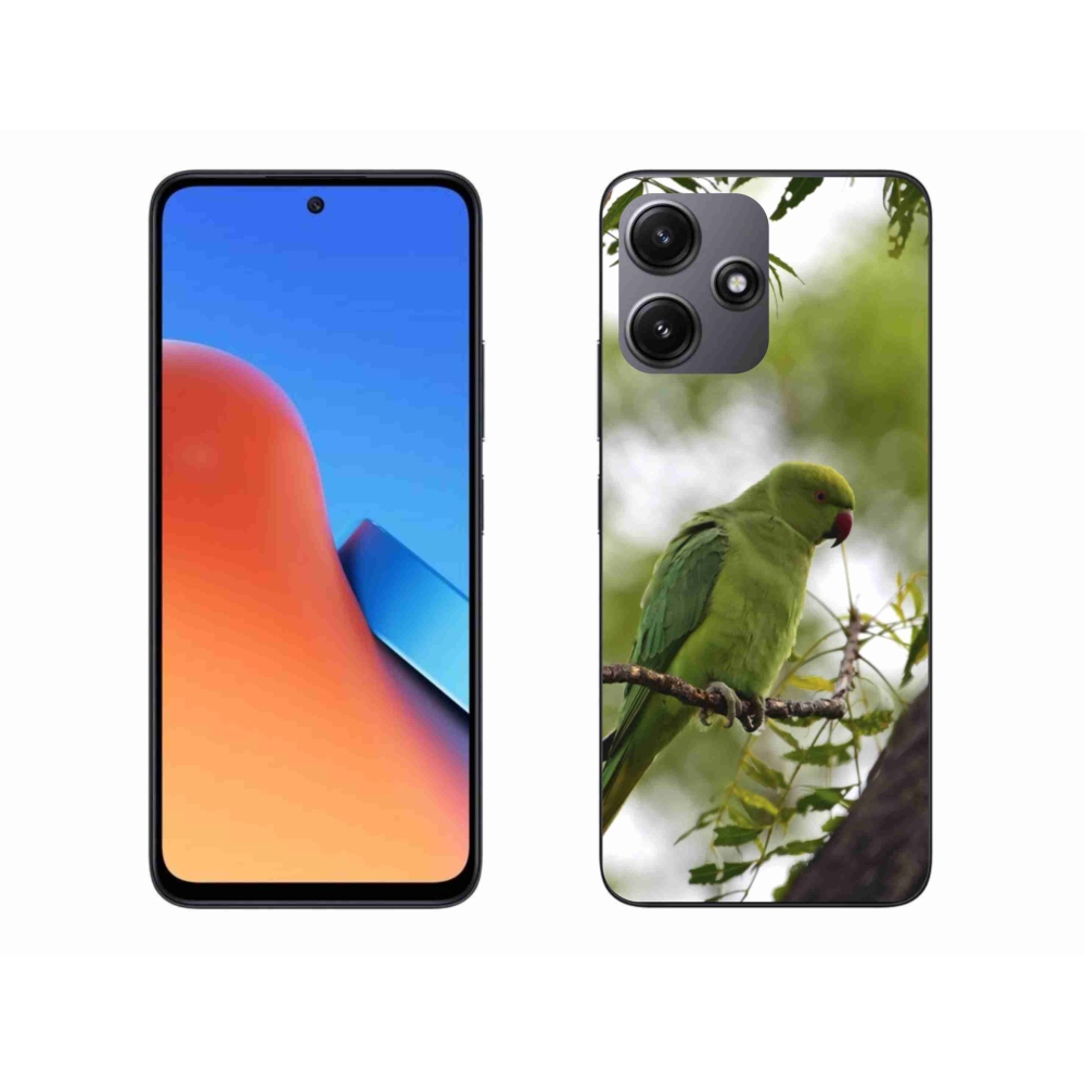 Gelový kryt mmCase na Xiaomi Redmi 12 5G - zelený papoušek