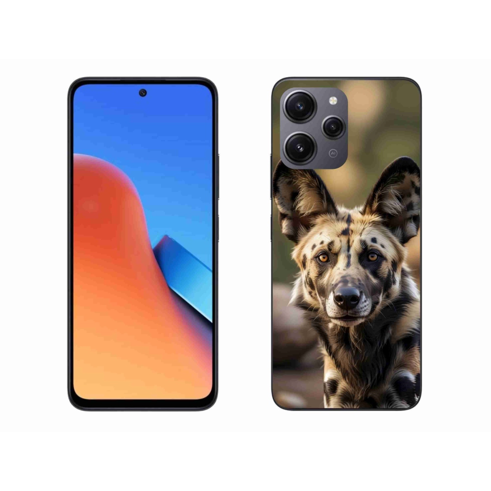 Gelový kryt mmCase na Xiaomi Redmi 12 - africký divoký pes