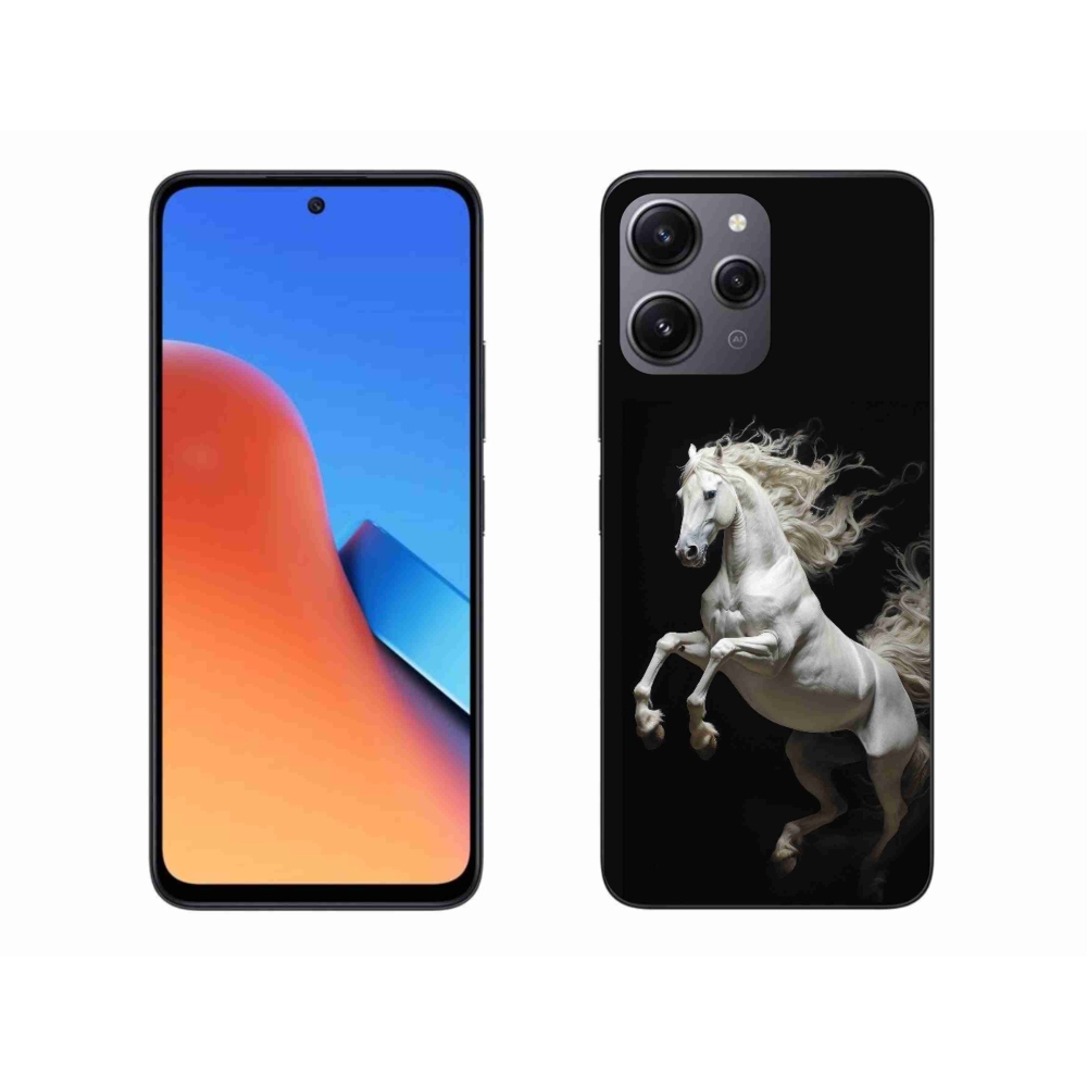 Gelový kryt mmCase na Xiaomi Redmi 12 - bílý kůň 4