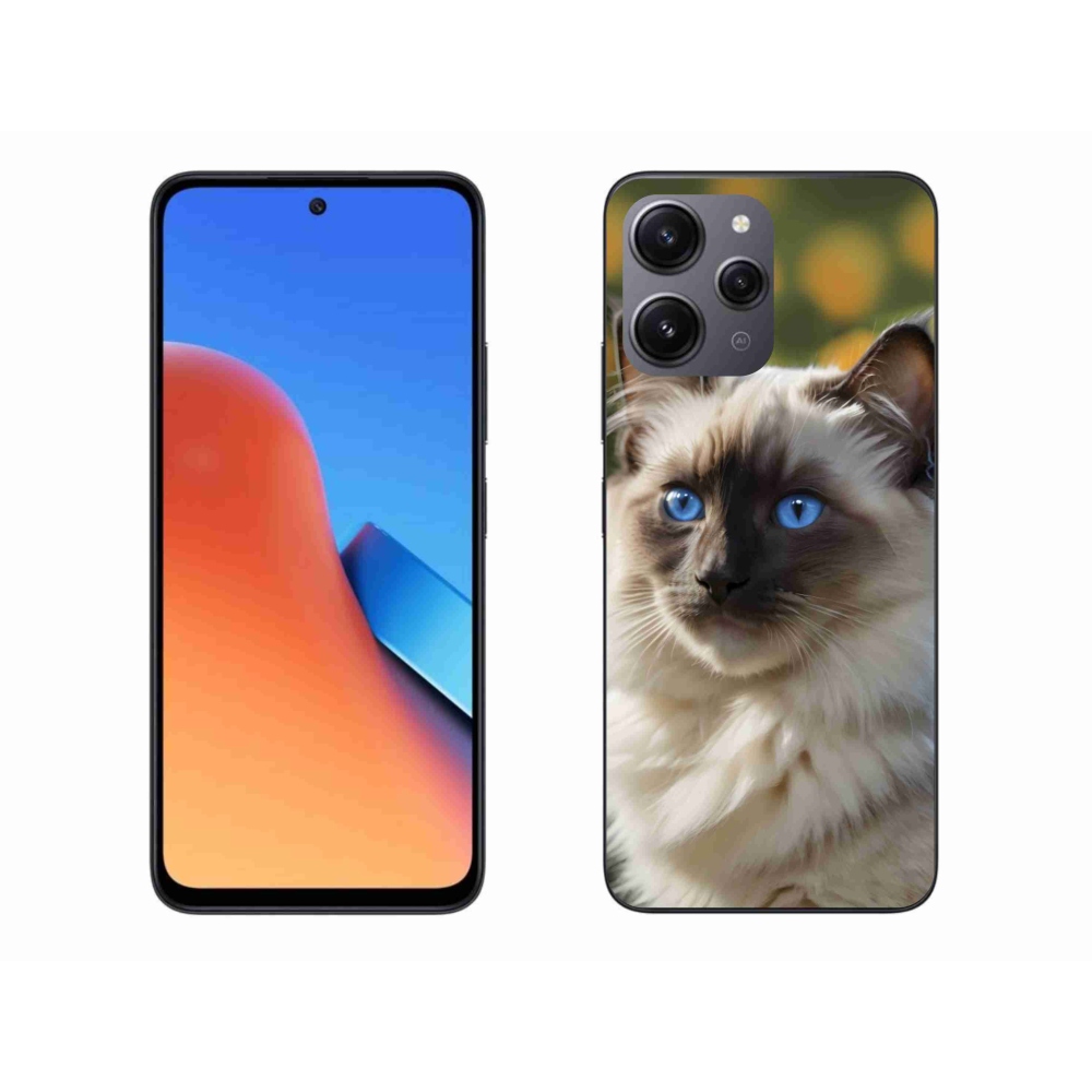 Gelový kryt mmCase na Xiaomi Redmi 12 - bílý ragdoll