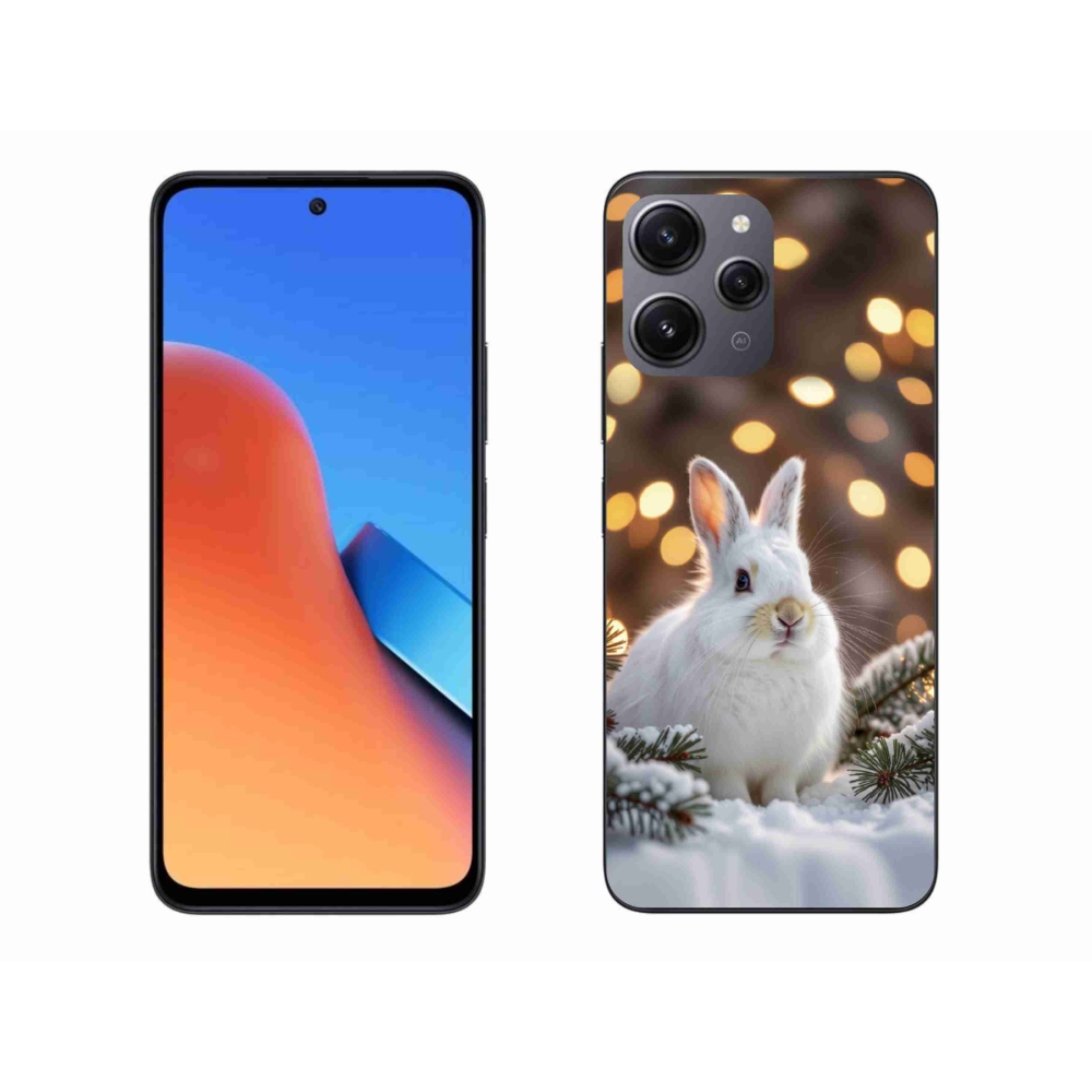 Gelový kryt mmCase na Xiaomi Redmi 12 - bílý zajíc