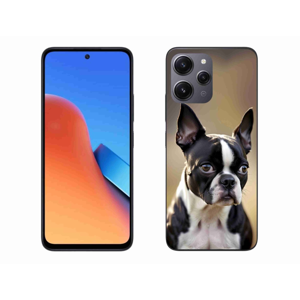 Gelový kryt mmCase na Xiaomi Redmi 12 - bostonský teriér