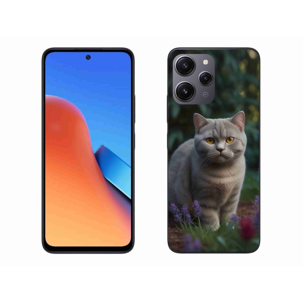 Gelový kryt mmCase na Xiaomi Redmi 12 - britská kočka