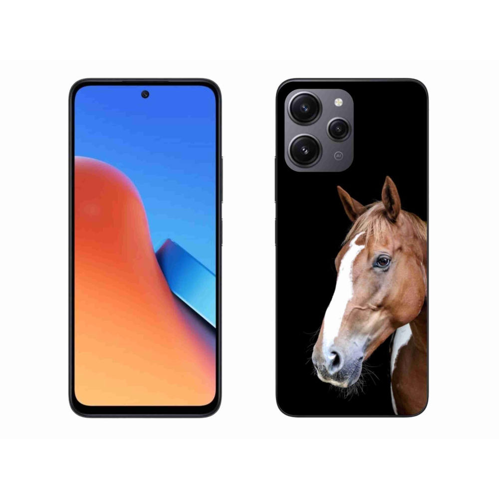 Gelový kryt mmCase na Xiaomi Redmi 12 - hnědý kůň 3