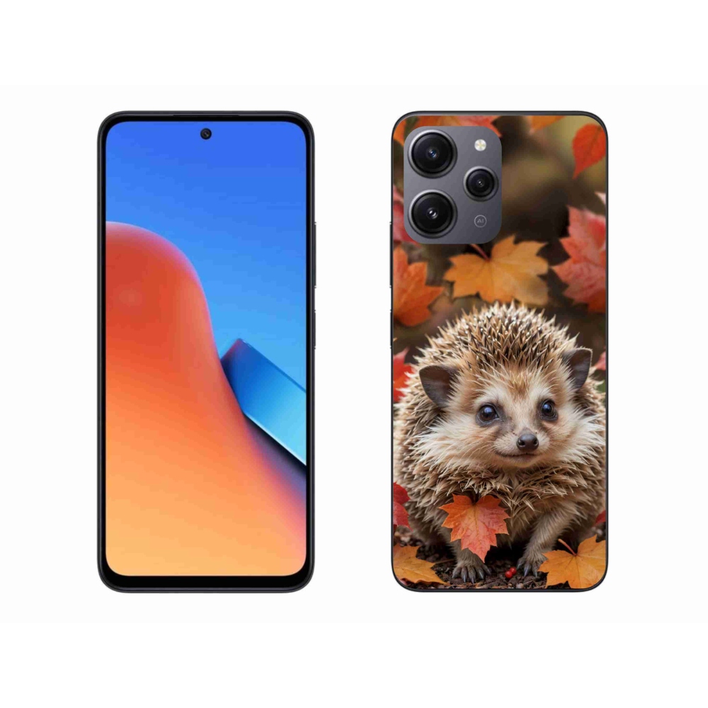 Gelový kryt mmCase na Xiaomi Redmi 12 - ježek v listí