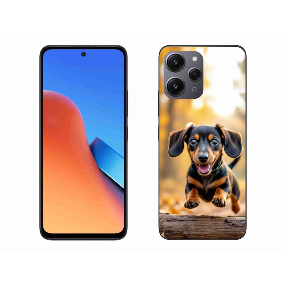 Gelový kryt mmCase na Xiaomi Redmi 12 - jezevčík 2