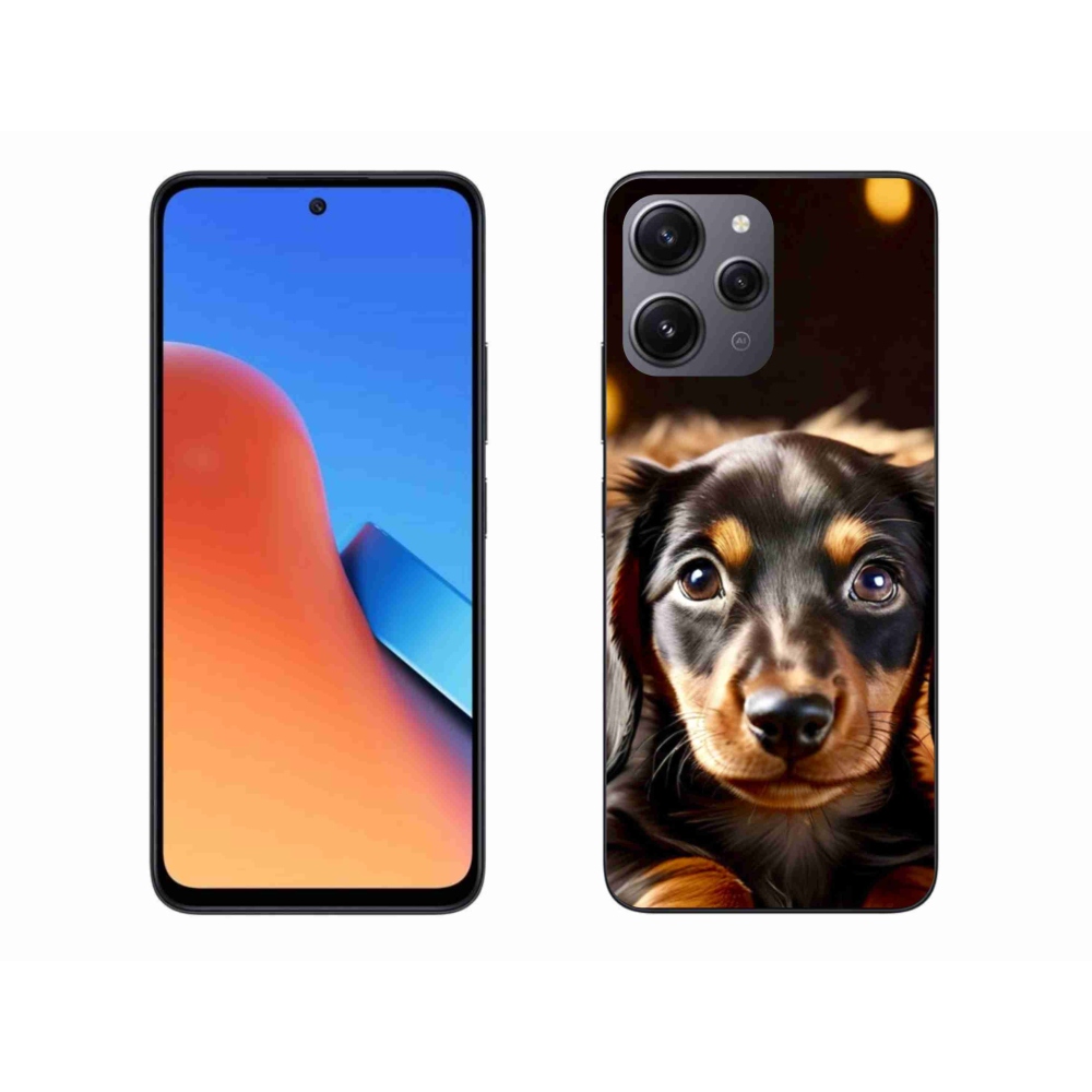 Gelový kryt mmCase na Xiaomi Redmi 12 - jezevčík