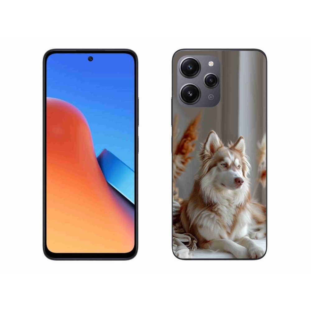 Gelový kryt mmCase na Xiaomi Redmi 12 - klidný sibiřský husky