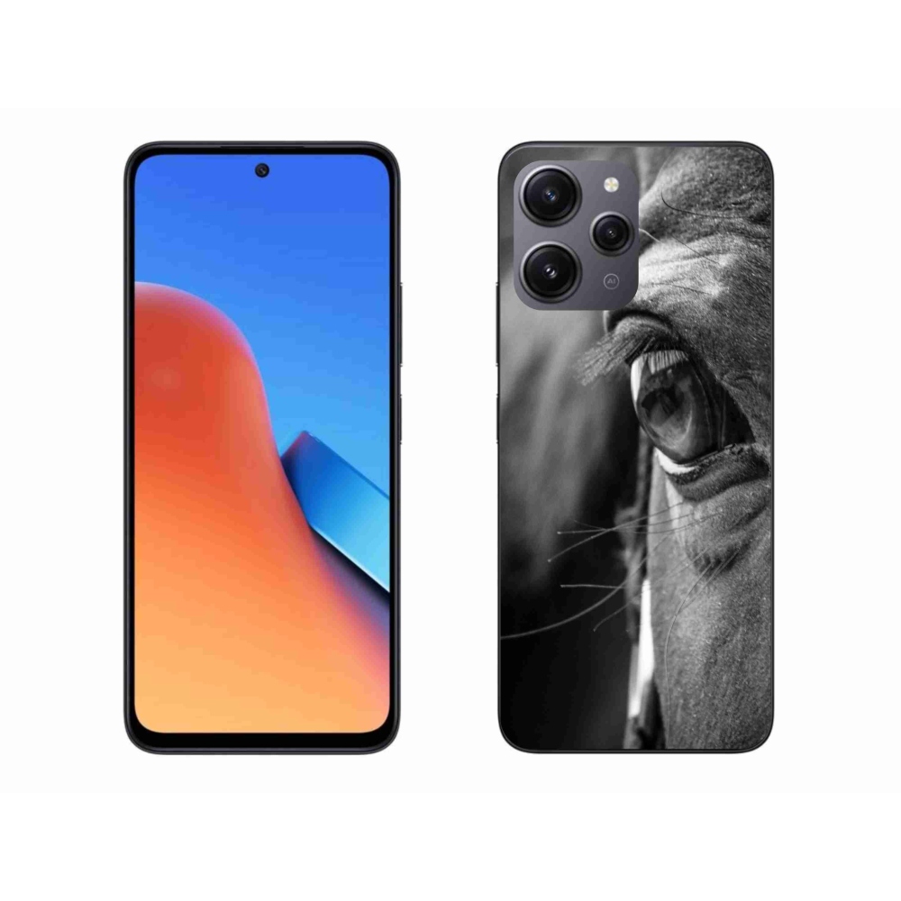 Gelový kryt mmCase na Xiaomi Redmi 12 - koňský pohled