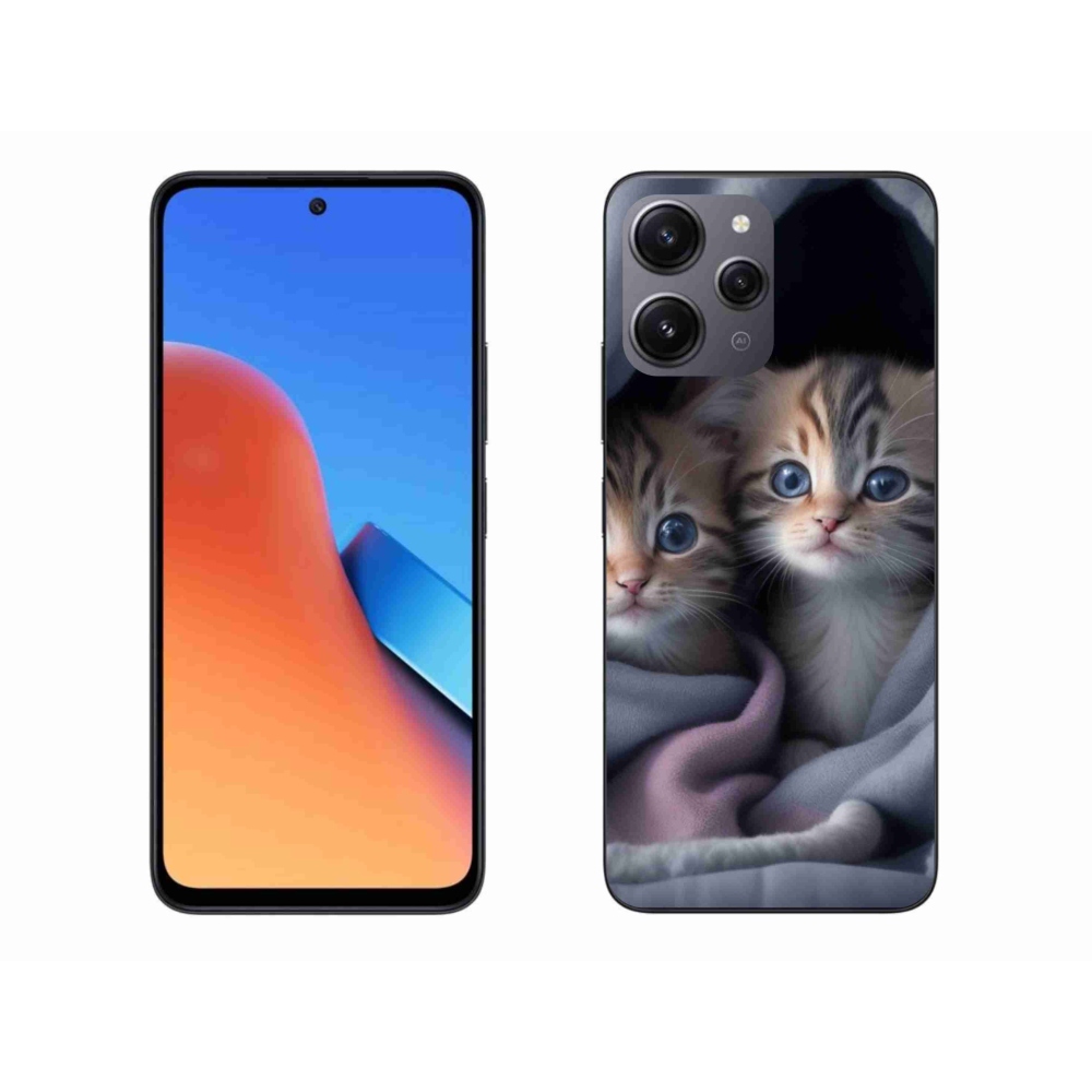 Gelový kryt mmCase na Xiaomi Redmi 12 - kočičí duo 2