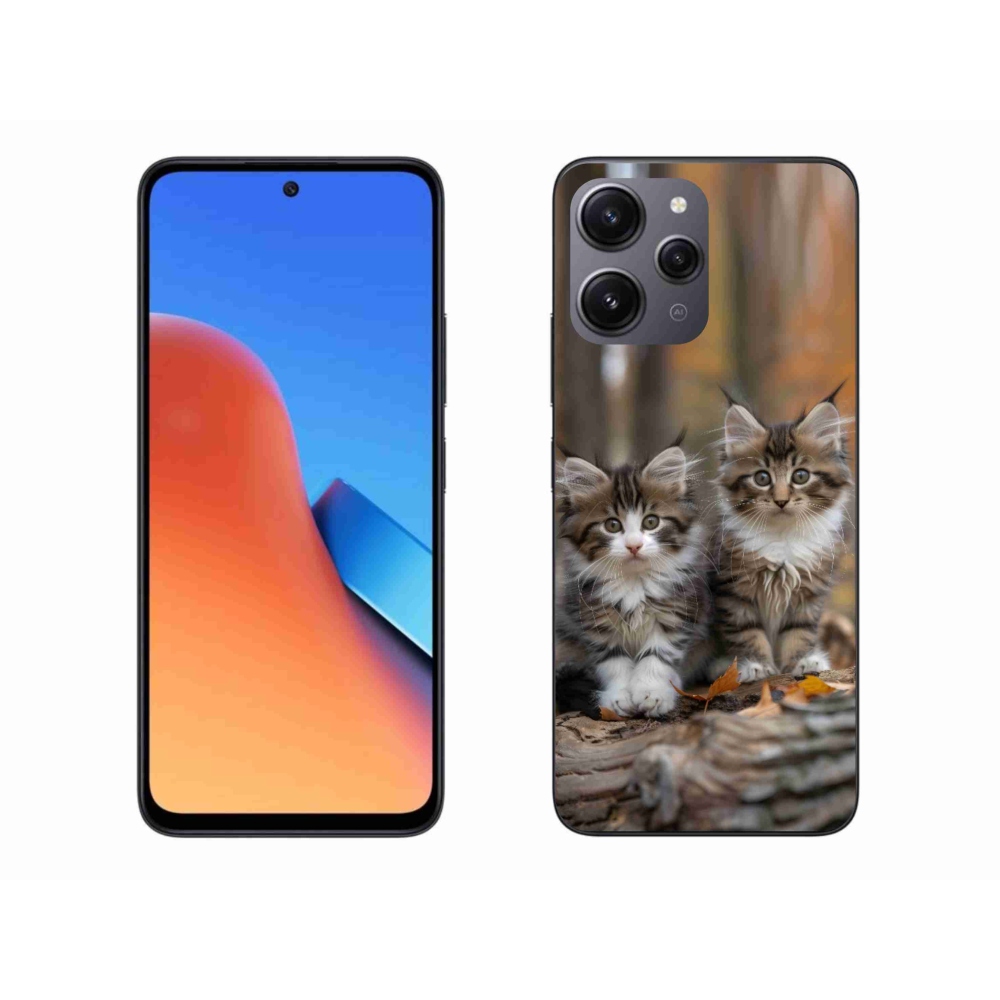 Gelový kryt mmCase na Xiaomi Redmi 12 - kočičí duo 3
