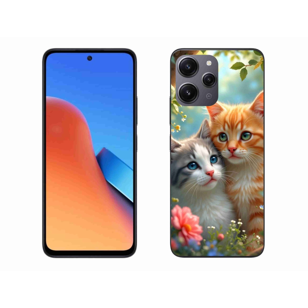 Gelový kryt mmCase na Xiaomi Redmi 12 - kočičí láska 2