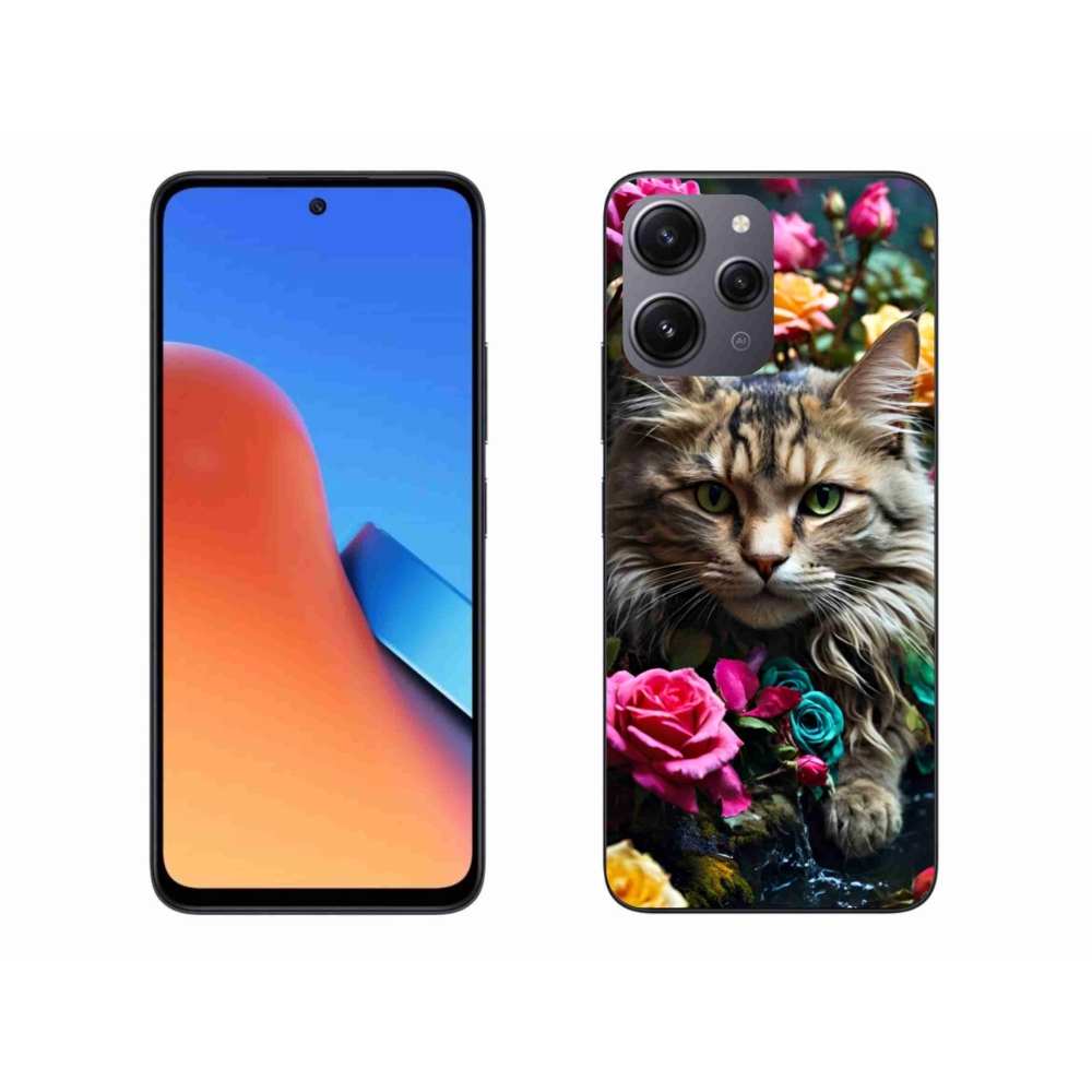 Gelový kryt mmCase na Xiaomi Redmi 12 - kočíčí pohled 2