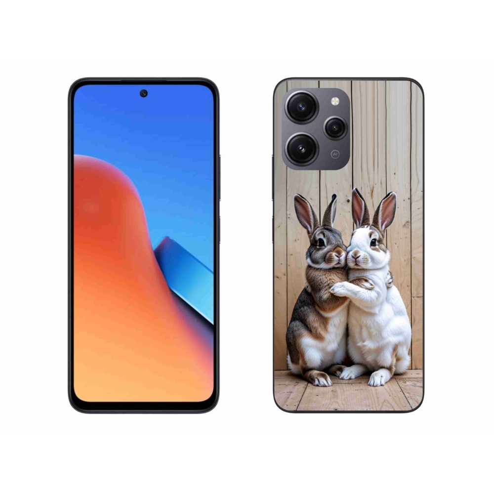 Gelový kryt mmCase na Xiaomi Redmi 12 - králičí pár