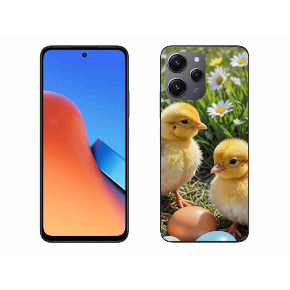 Gelový kryt mmCase na Xiaomi Redmi 12 - kuřátka