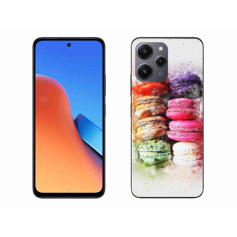 Gelový kryt mmCase na Xiaomi Redmi 12 - makrónky