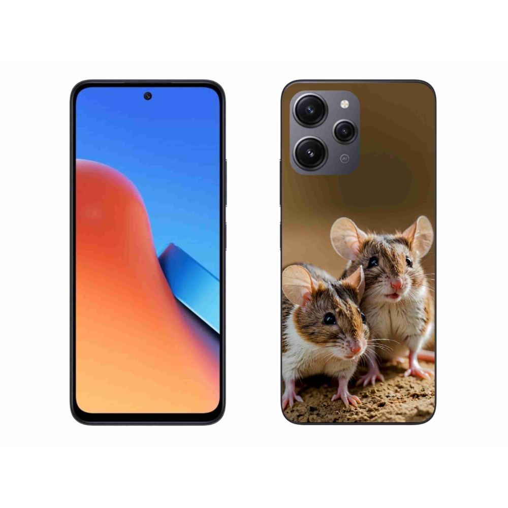 Gelový kryt mmCase na Xiaomi Redmi 12 - myší duo