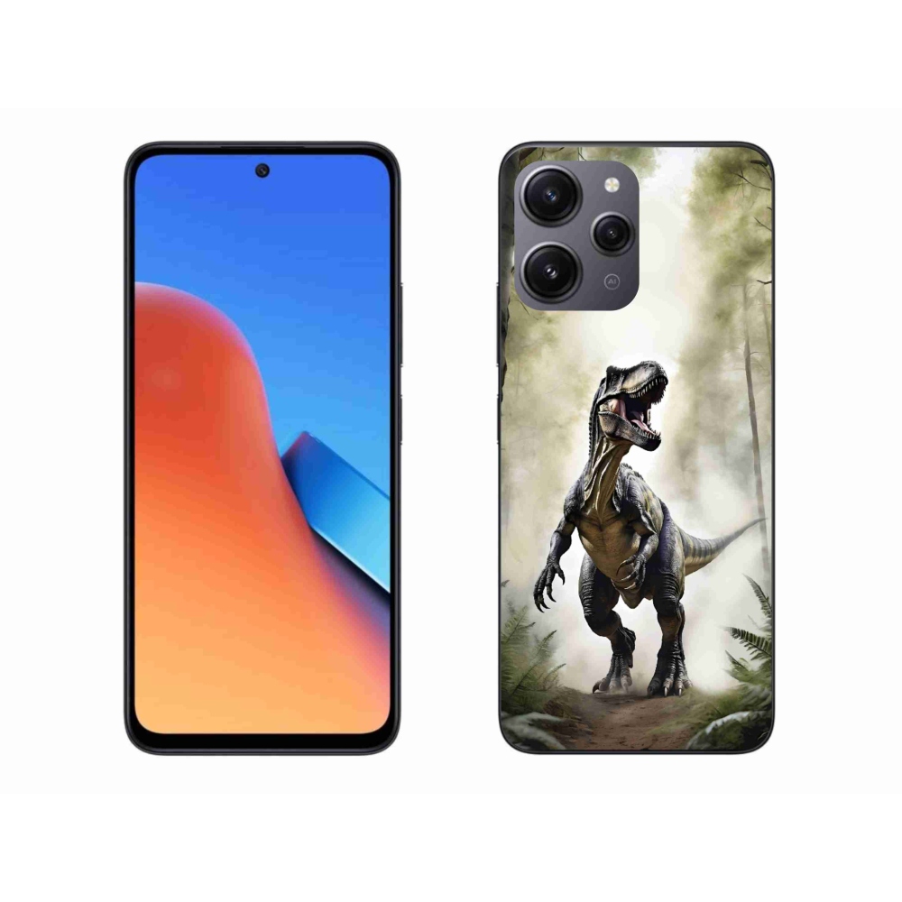 Gelový kryt mmCase na Xiaomi Redmi 12 - naštvaný T-Rex