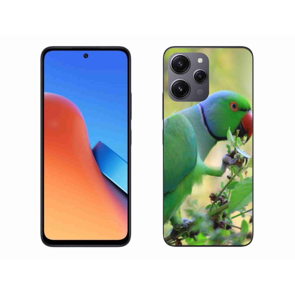 Gelový kryt mmCase na Xiaomi Redmi 12 - papoušek alexandr