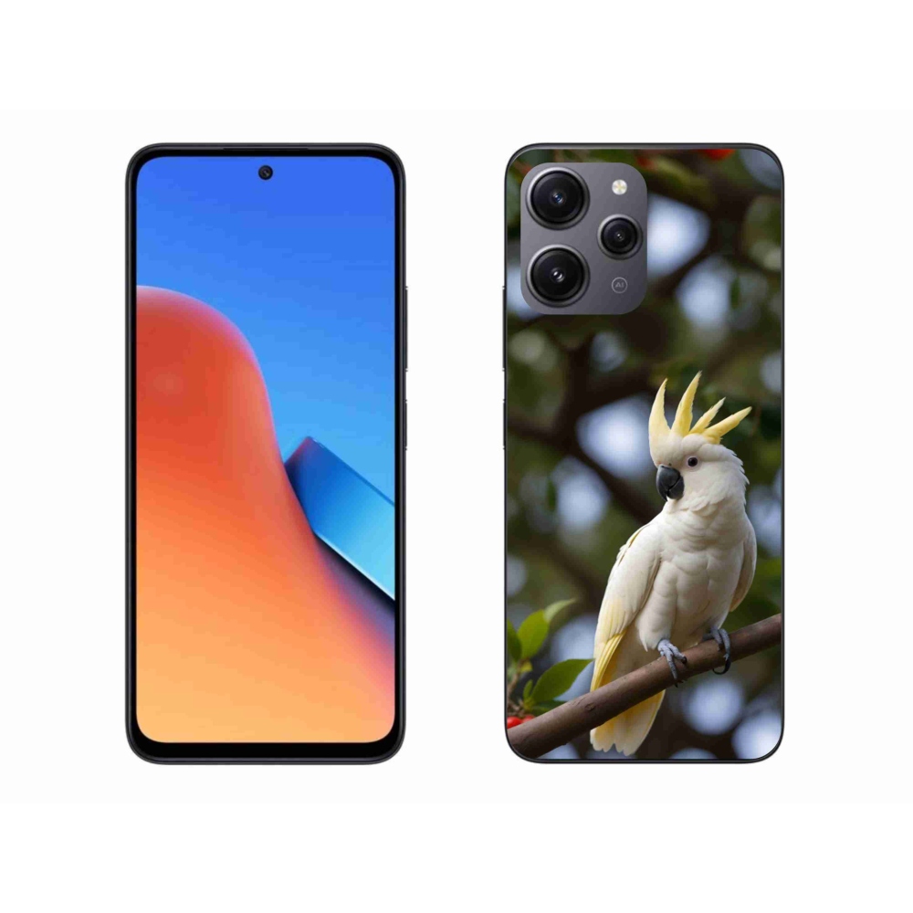 Gelový kryt mmCase na Xiaomi Redmi 12 - papoušek kakadu 3
