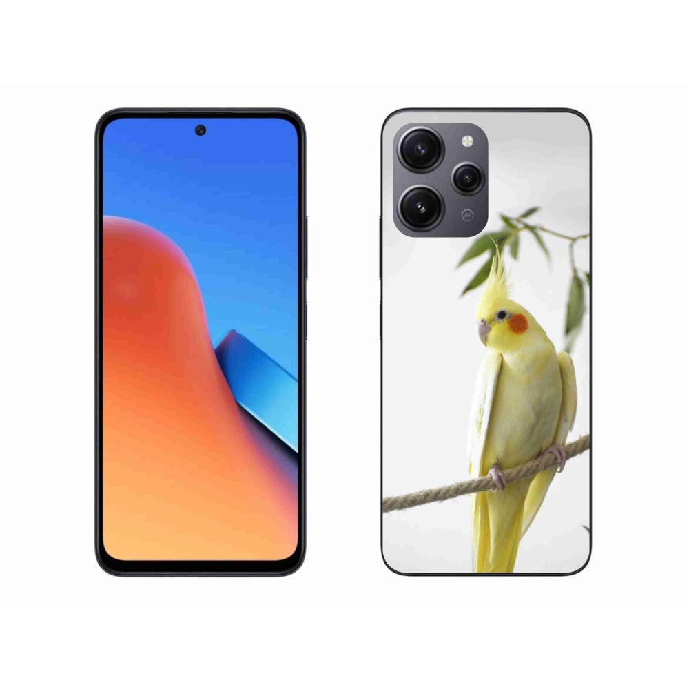 Gelový kryt mmCase na Xiaomi Redmi 12 - papoušek korela chocholatá