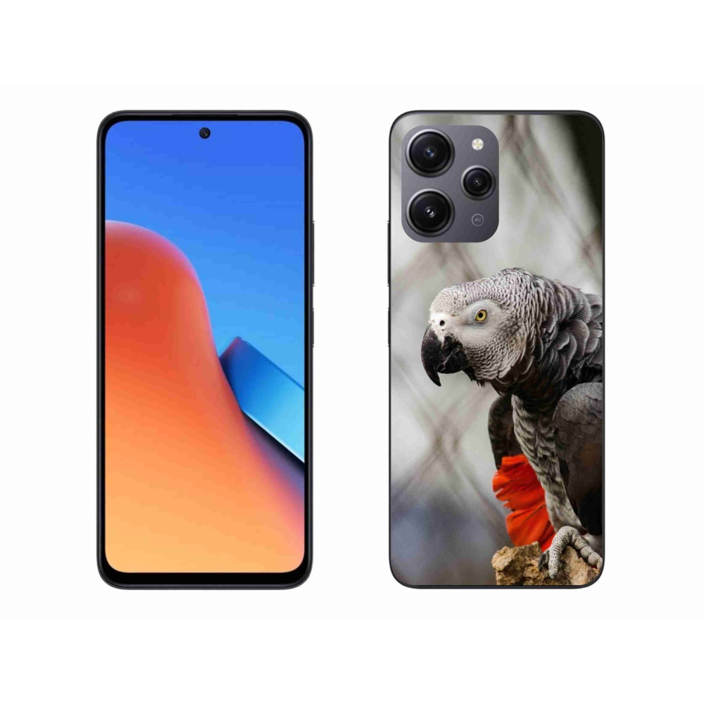 Gelový kryt mmCase na Xiaomi Redmi 12 - papoušek žako 3
