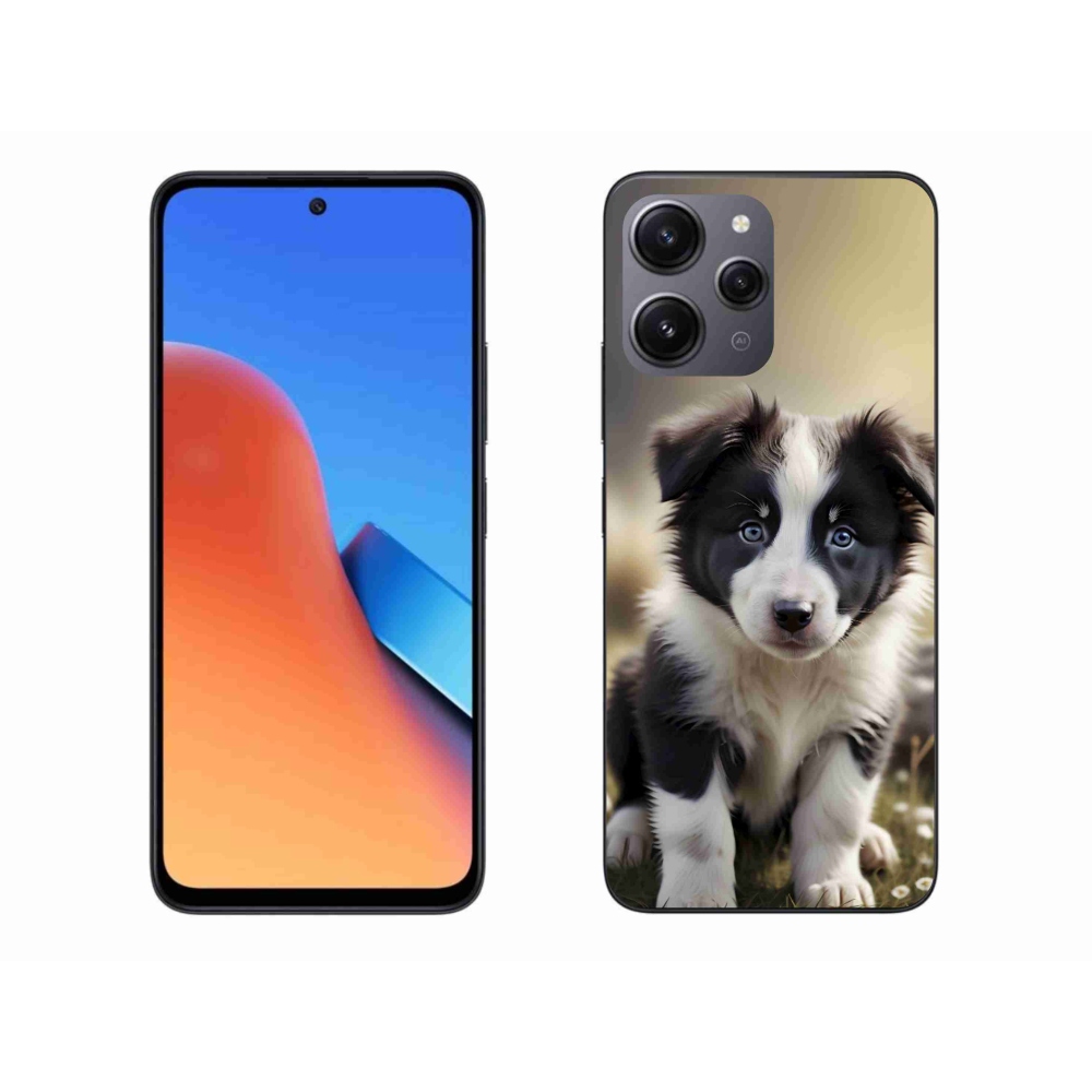 Gelový kryt mmCase na Xiaomi Redmi 12 - roztomilá border kolie